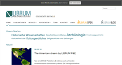 Desktop Screenshot of librum-publishers.com