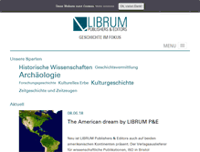 Tablet Screenshot of librum-publishers.com